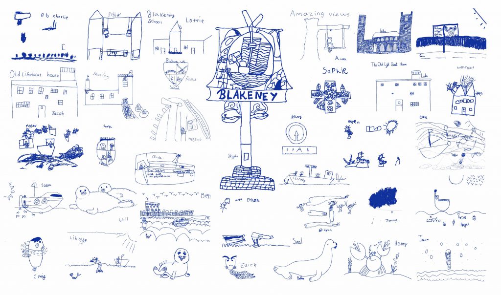 Blakeney Village Hall Tea Towel
